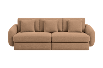 Milo Large Sofa in Roni Biscotti
