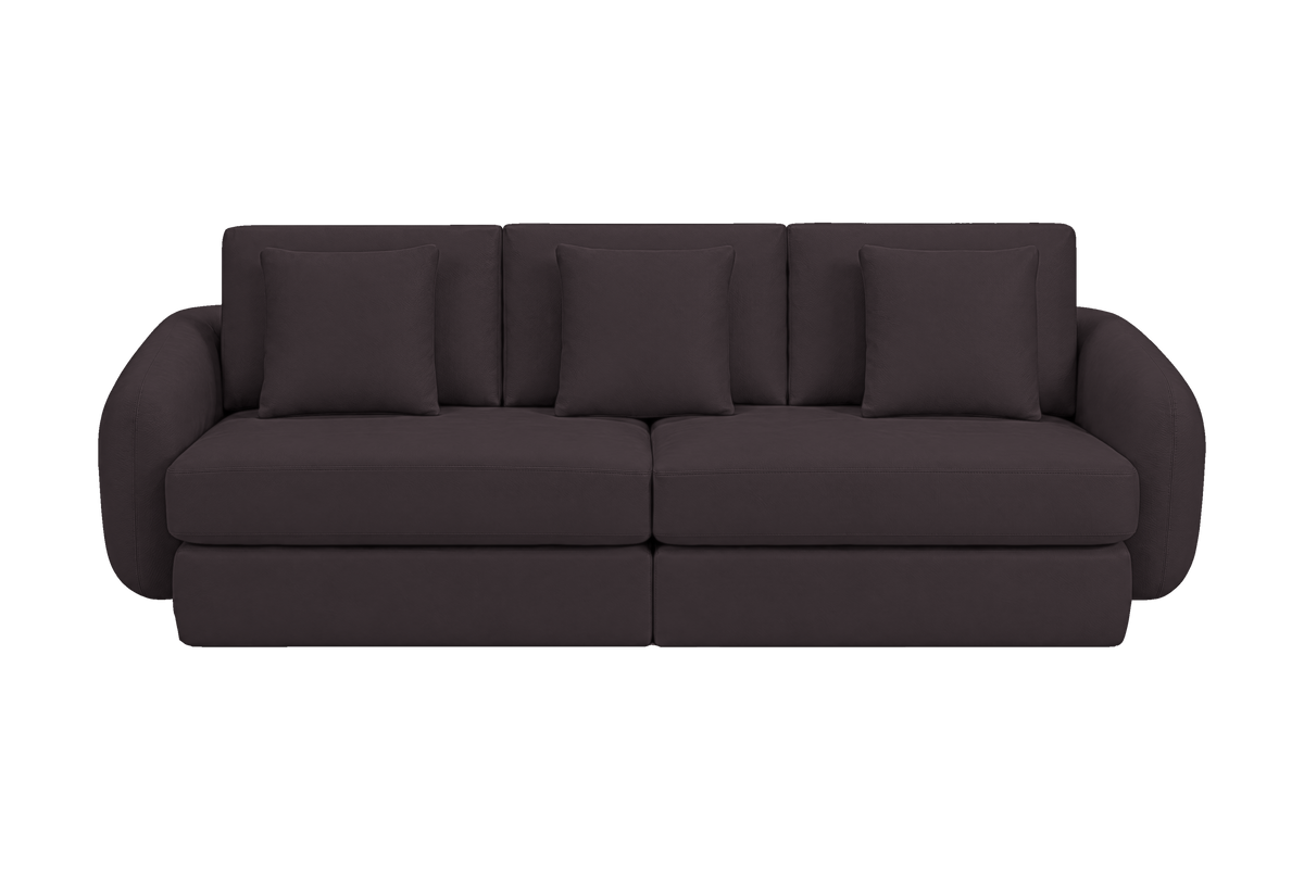 Milo Large Sofa in Dante Charcoal