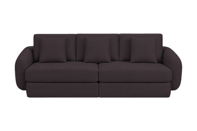 Milo Large Sofa in Dante Charcoal