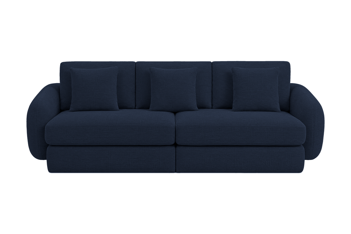 Milo Large Sofa in Roni Ember Blue