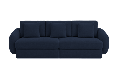 Milo Large Sofa in Roni Ember Blue