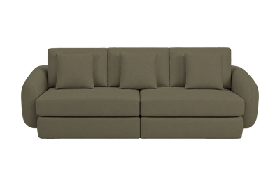 Milo Large Sofa in Felix Olive