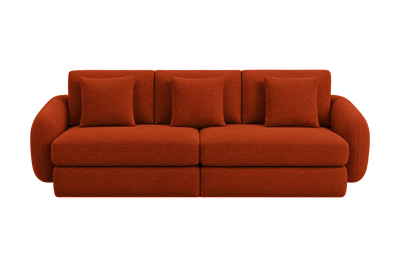 Milo Large Sofa in Roni Poppy
