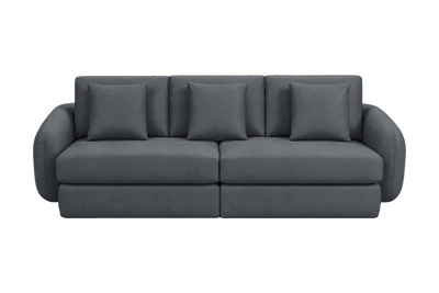 Milo Large Sofa in Dante Shark