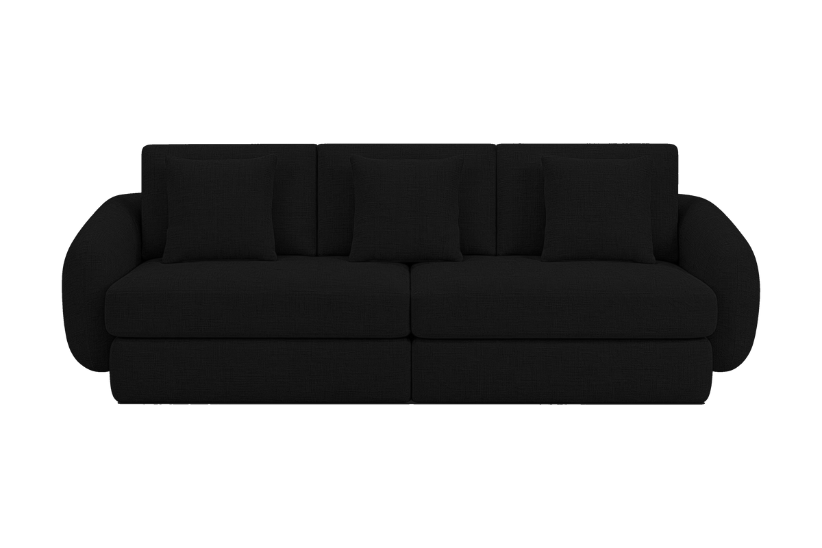 Milo Large Sofa in Mosquito Yves