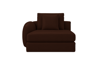 Milo Left Armchair in Momo Biscuit