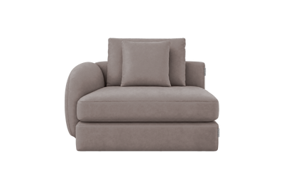 Milo Left Armchair in Dante Cos