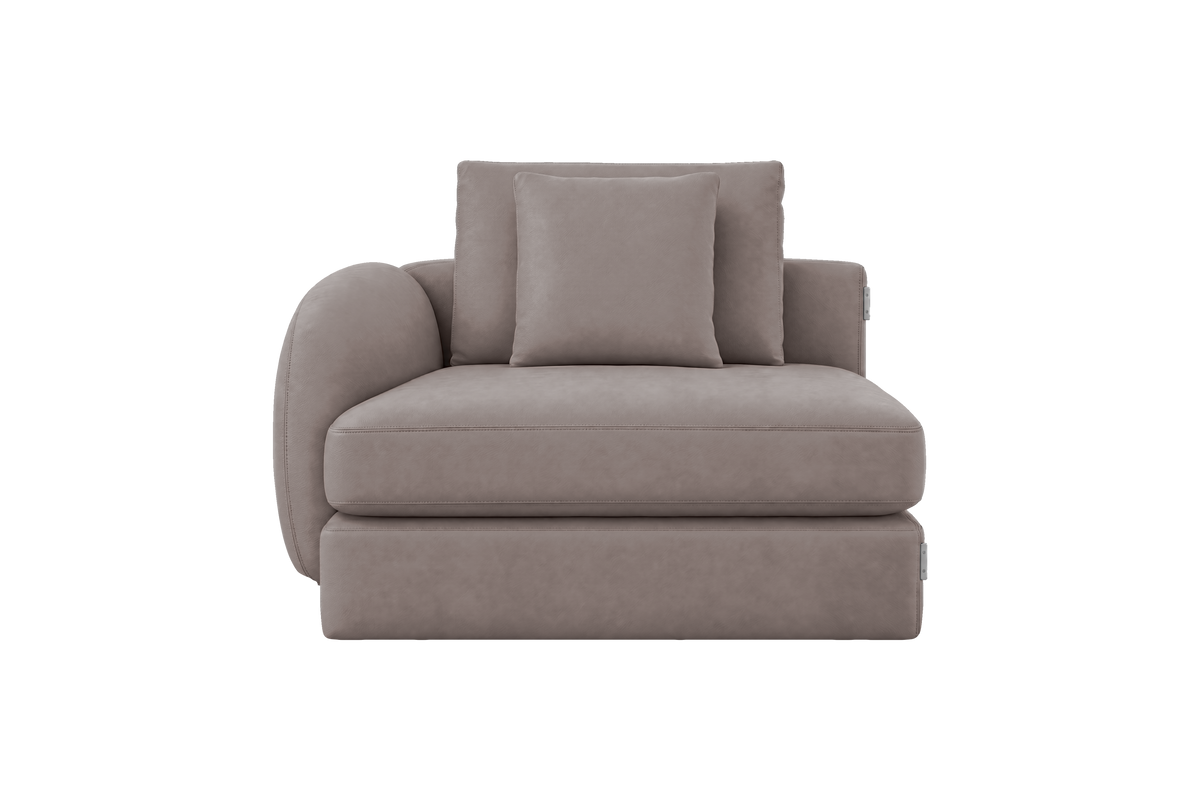 Milo Left Armchair in Dante Cos