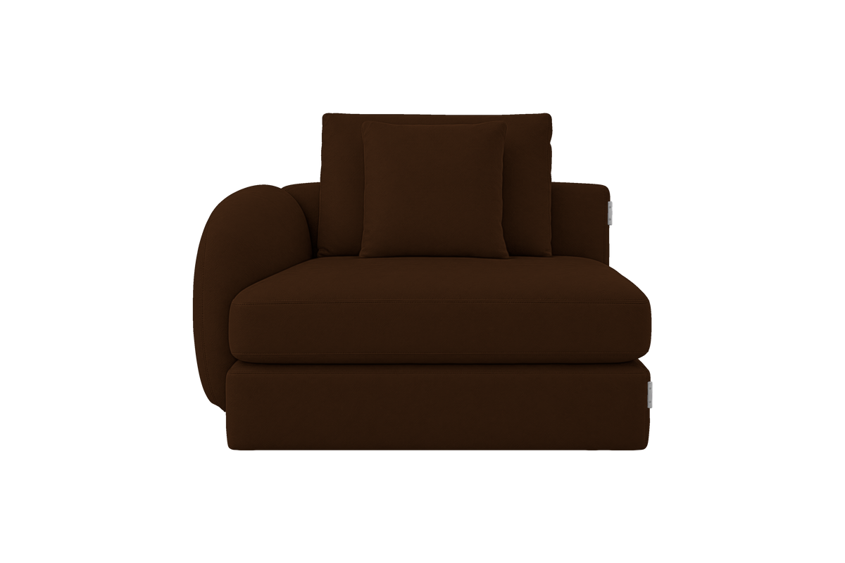 Milo Left Armchair in Marfa Denton