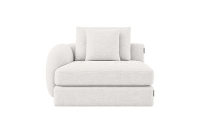 Milo Left Armchair in Mosquito Foam