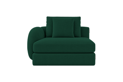 Milo Left Armchair in Roni Frog