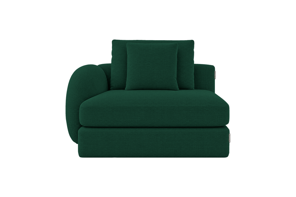 Milo Left Armchair in Roni Frog