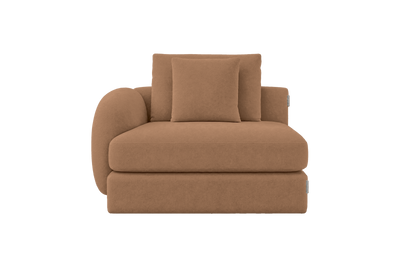 Milo Left Armchair in Fresco Hazel