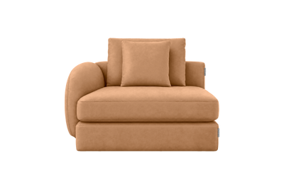 Milo Left Armchair in Dante Les Yeux