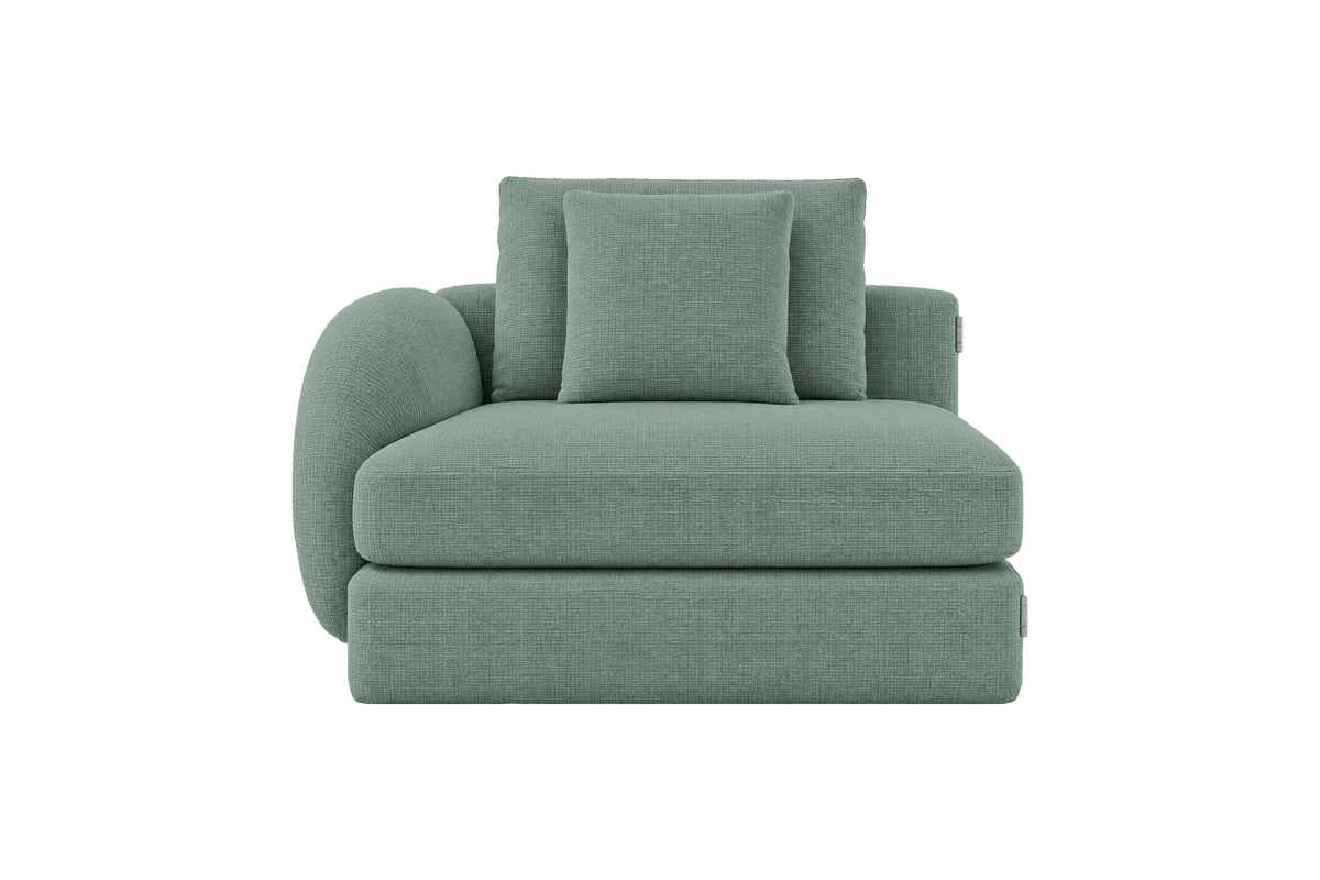 Milo Left Armchair in Roni Nane