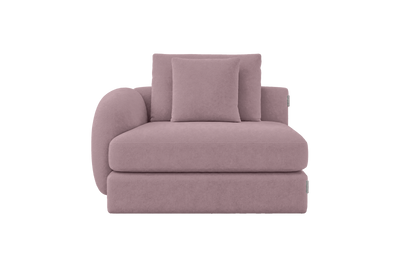 Milo Left Armchair in Fresco Saint-Tropez