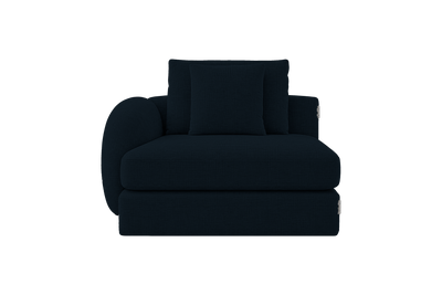 Milo Left Armchair in Mosquito Tenerife