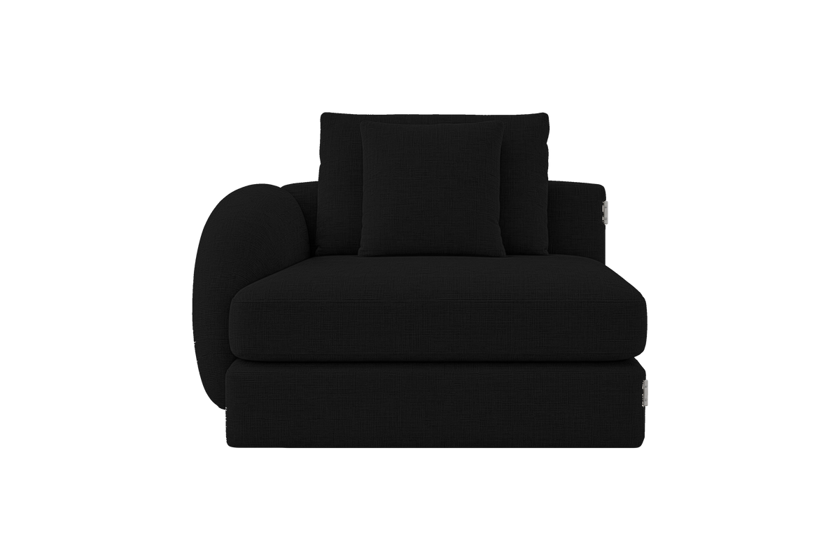 Milo Left Armchair in Mosquito Yves