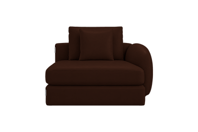 Milo Right Armchair in Momo Biscuit