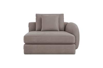 Milo Right Armchair in Dante Cos