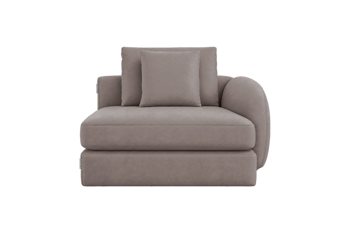 Milo Right Armchair in Dante Cos