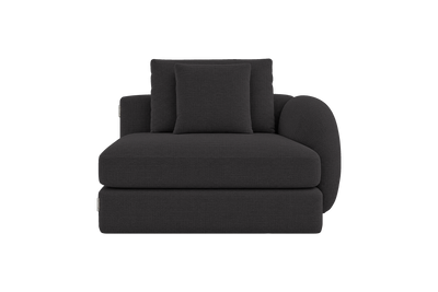 Milo Right Armchair in Roni Ember