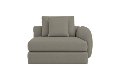 Milo Right Armchair in Felix Glace