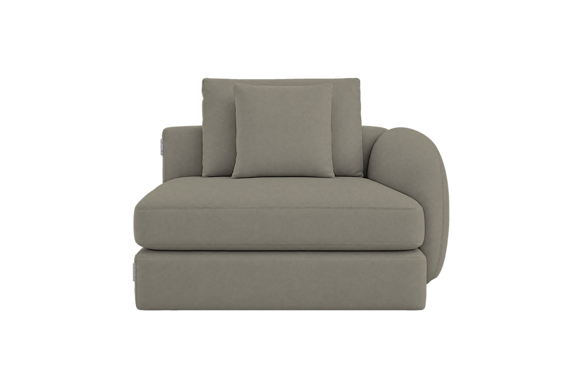 Milo Right Armchair in Felix Glace