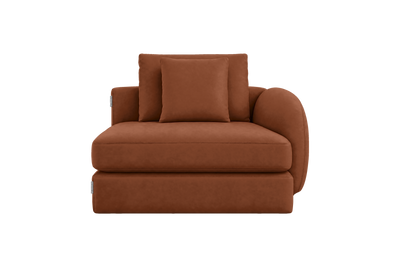 Milo Right Armchair in Dante Hazel