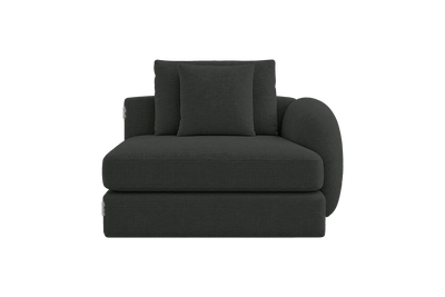 Milo Right Armchair in Mosquito Lola