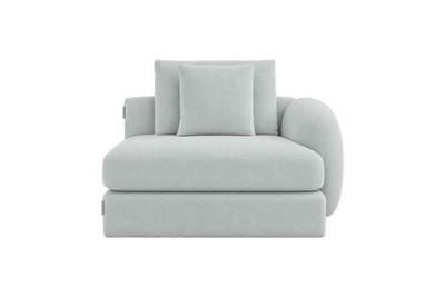 Milo Right Armchair in Fresco Meteor