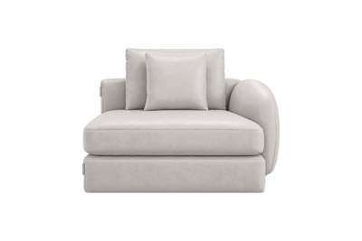 Milo Right Armchair in Momo Milky