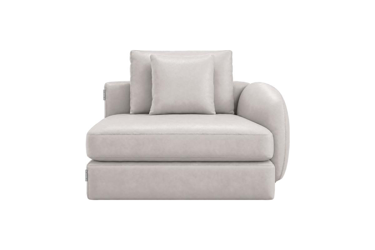 Milo Right Armchair in Momo Milky