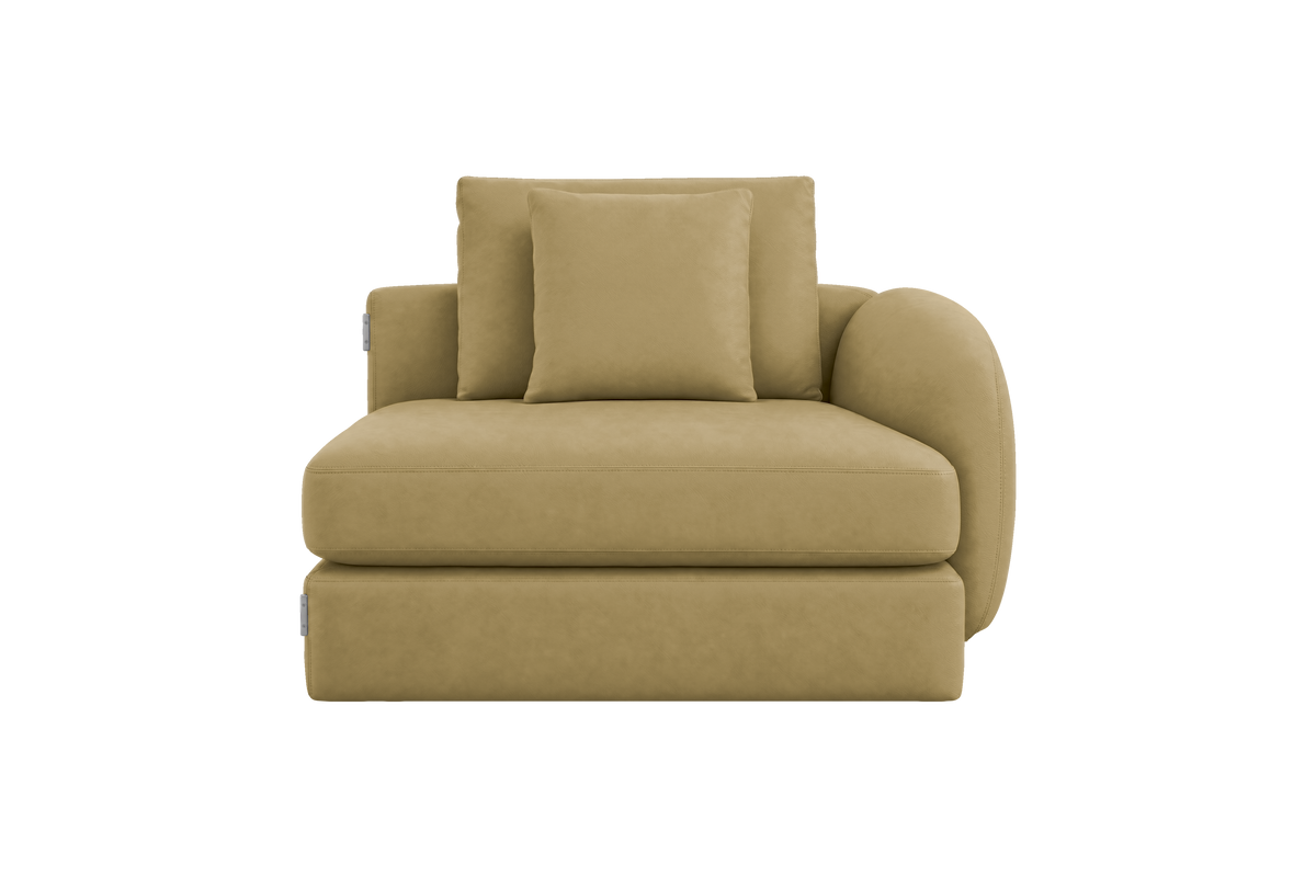 Milo Right Armchair in Marfa Olivia