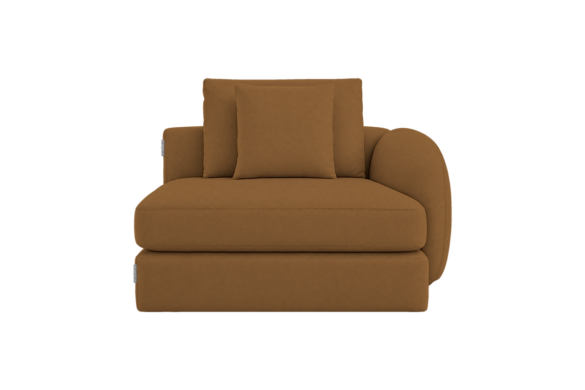 Milo Right Armchair in Felix Pisco