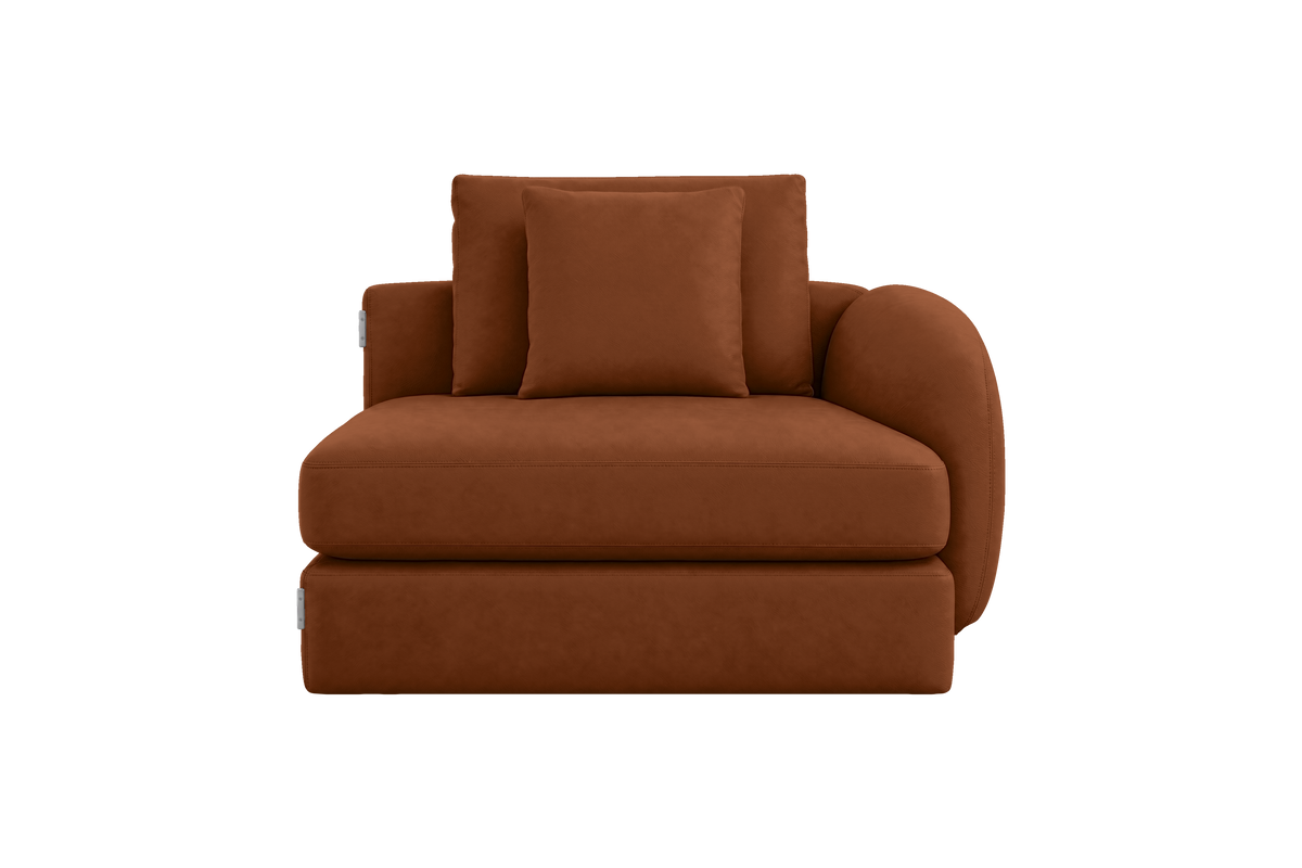 Milo Right Armchair in Marfa Pluto