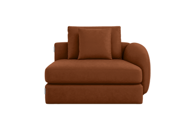 Milo Right Armchair in Marfa Pluto