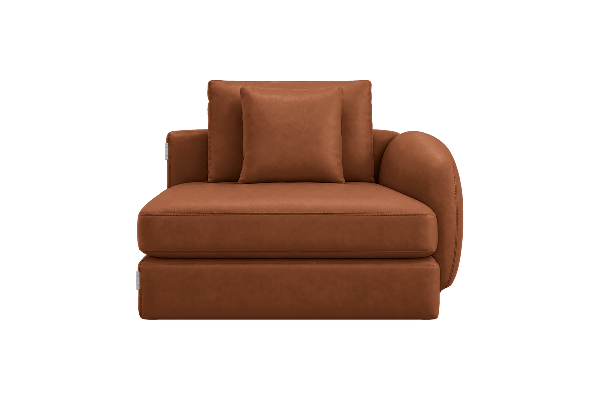 Milo Right Armchair in Momo Porto