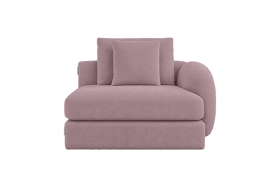 Milo Right Armchair in Fresco Saint-Tropez