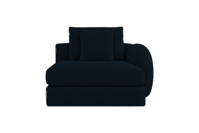 Milo Right Armchair in Mosquito Tenerife