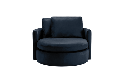 Moroder Swivel Accent Chair in Dante Aqua