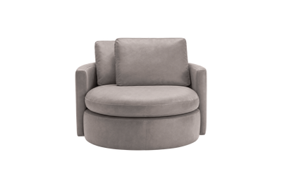 Moroder Swivel Accent Chair in Momo Ash