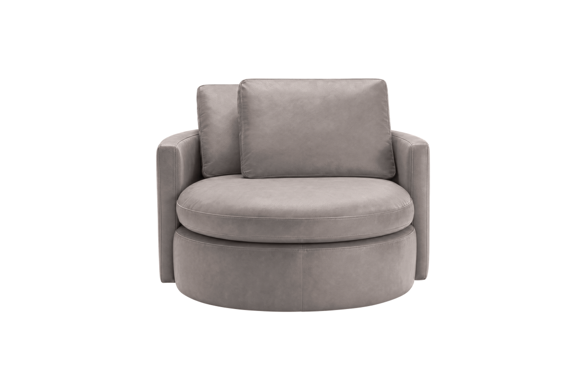 Moroder Swivel Accent Chair in Momo Ash