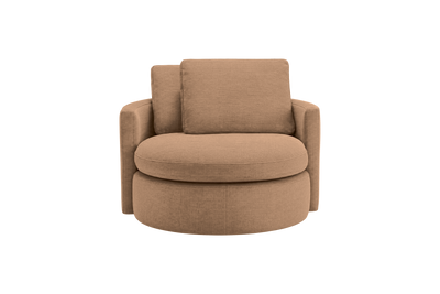 Moroder Swivel Accent Chair in Roni Biscotti