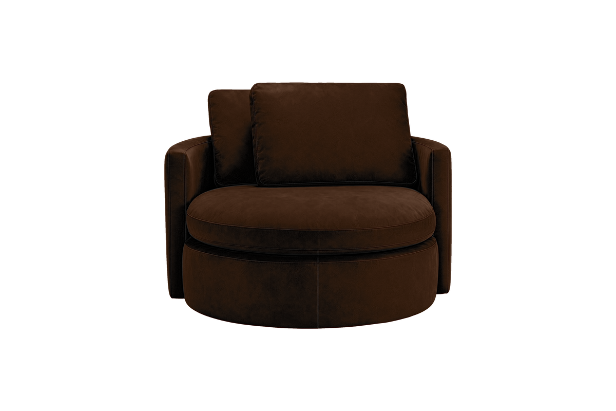 Moroder Swivel Accent Chair in Marfa Denton