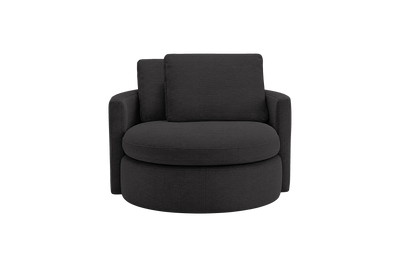 Moroder Swivel Accent Chair in Roni Ember