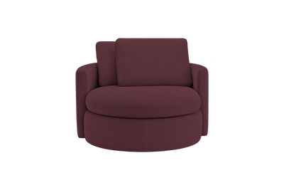 Moroder Swivel Accent Chair in Fresco Figaro