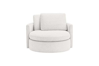 Moroder Swivel Accent Chair in Mosquito Foam