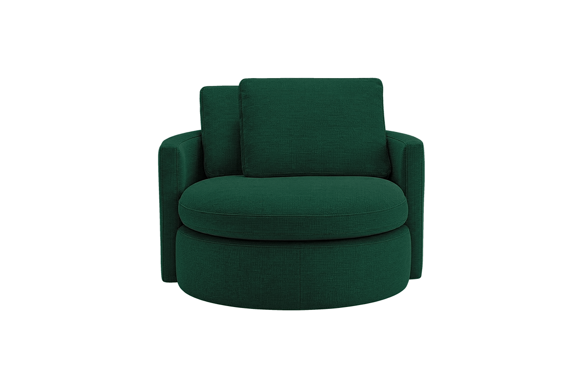 Moroder Swivel Accent Chair in Roni Frog