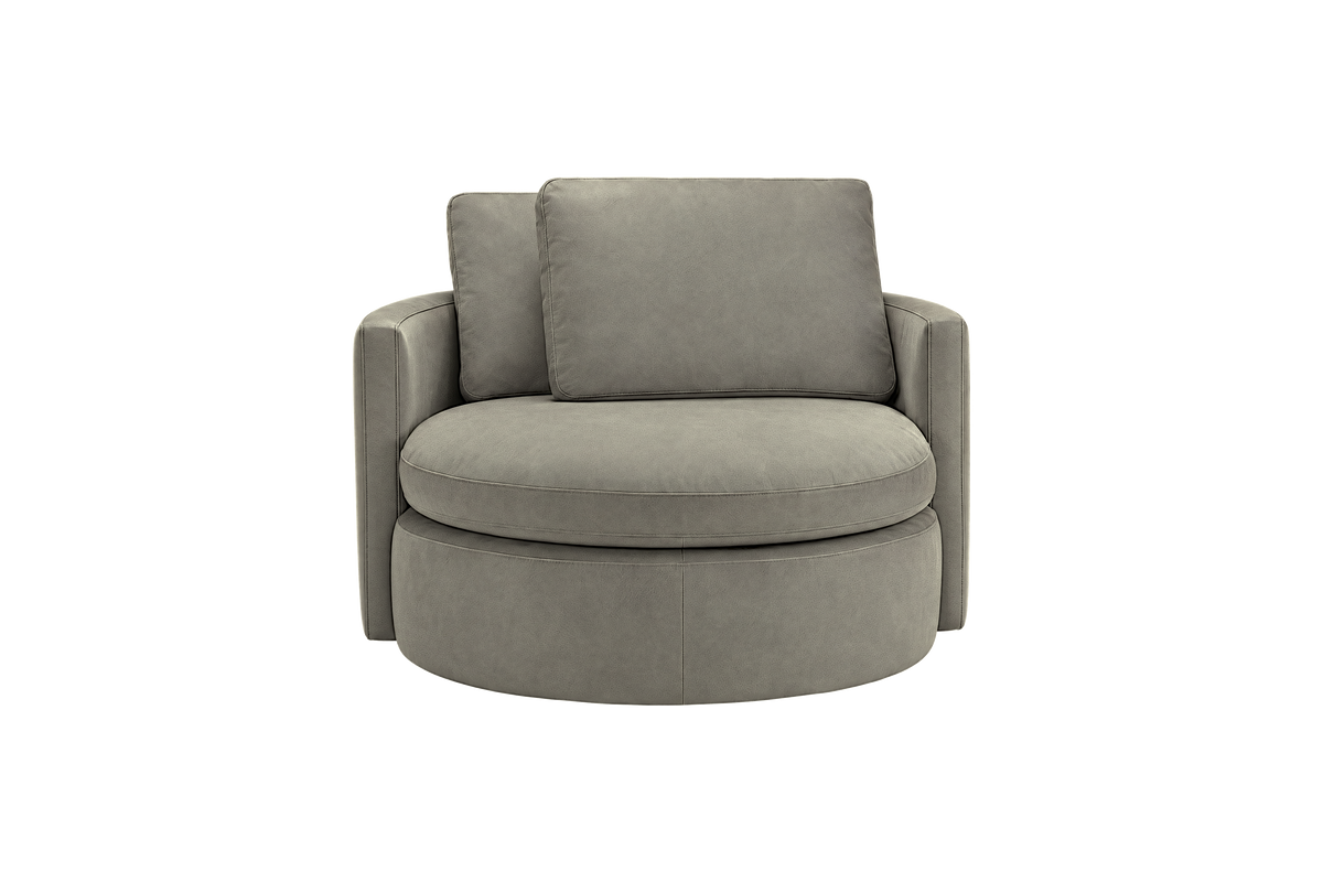 Moroder Swivel Accent Chair in Felix Glace